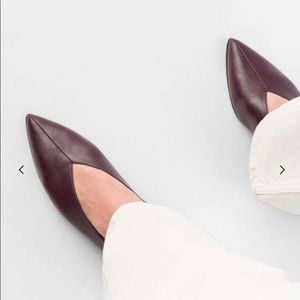 AEYD Moa calf leather flats *brand new